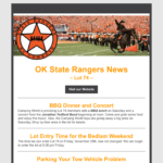 BeGraphic Email Blast Sample-OK State Rangers