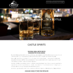 BeGraphic Website Design Sample-Castle Spirits Distillery