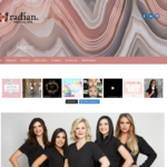 BeGraphic Website Design Sample-Radian Medical Spa